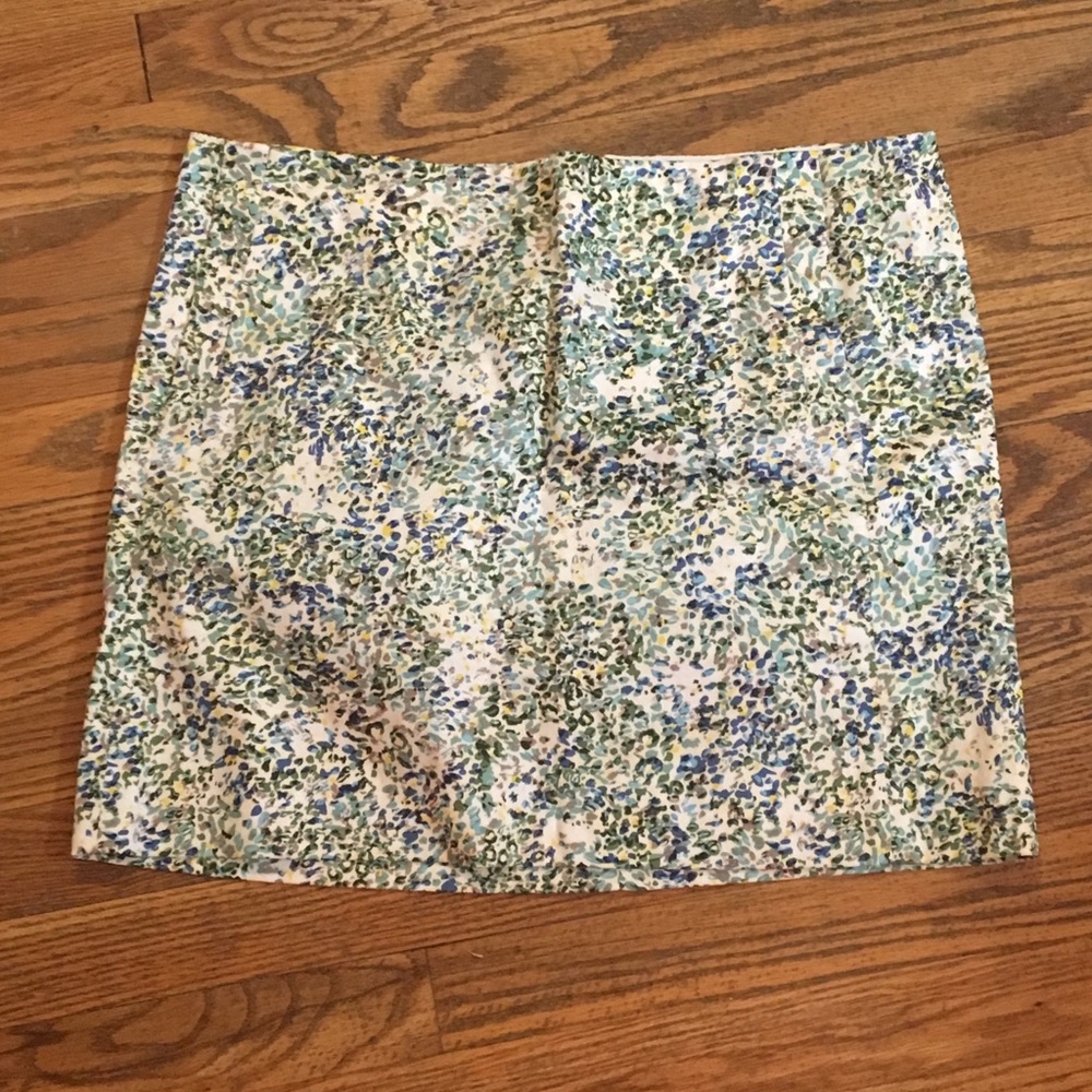 J Crew pencil floral skirt